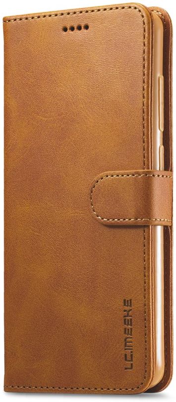 Xiaomi Redmi Note 9 Stand Portemonnee Bookcase Hoesje Bruin afbeelding 1