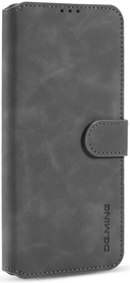 DG Ming Retro Portemonnee Xiaomi Redmi Note 9 Hoesje Grijs afbeelding 5