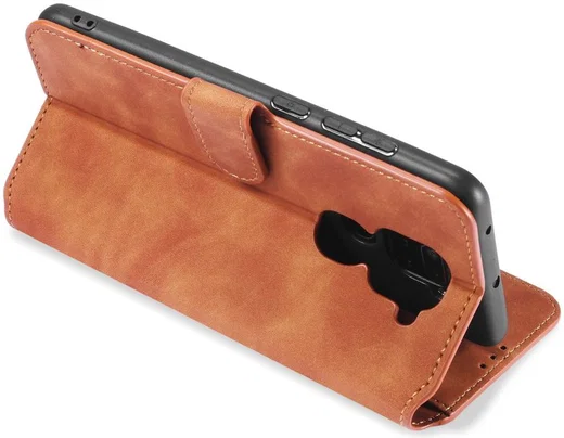 DG Ming Retro Portemonnee Xiaomi Redmi Note 9 Hoesje Bruin afbeelding 12