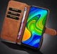 DG Ming Retro Portemonnee Xiaomi Redmi Note 9 Hoesje Bruin afbeelding 2