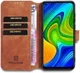 DG Ming Retro Portemonnee Xiaomi Redmi Note 9 Hoesje Bruin afbeelding 9