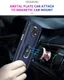 Xiaomi Redmi Note 9 Pro / Note 9S Hybride Hoesje Kickstand Ring Zwart afbeelding 4