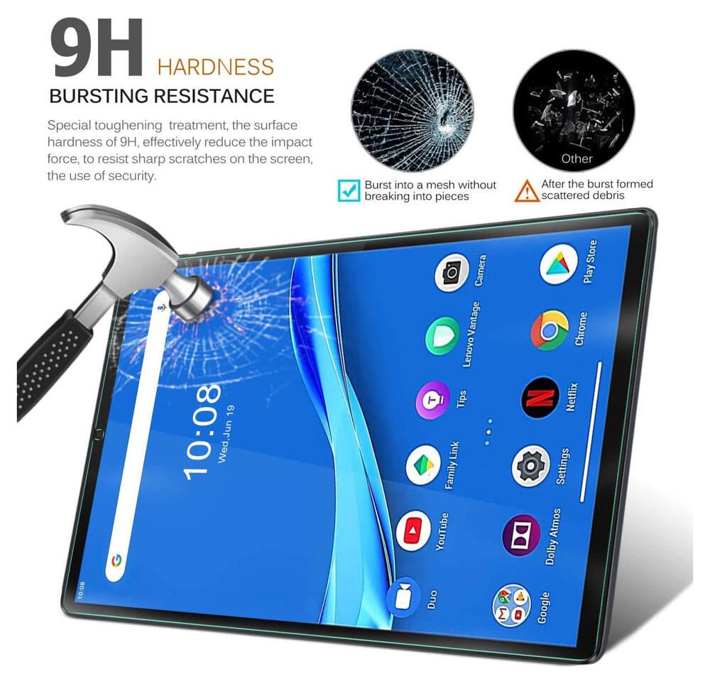 Lenovo Tab M10 (HD) Gen 1 Volledig Dekkende Screen Protector afbeelding 2