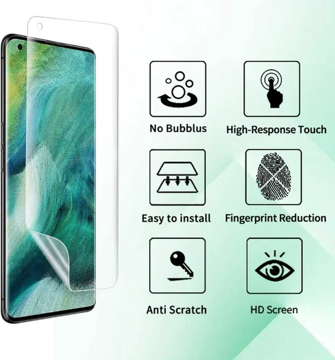 OPPO A52/A72 Anti-Scratch Display Folie Protector afbeelding 2