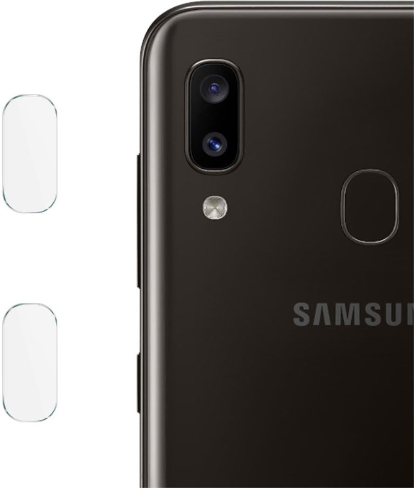 Samsung Galaxy A20e/A20 Tempered Glass Camera Lens Protector Duo Pack afbeelding 1
