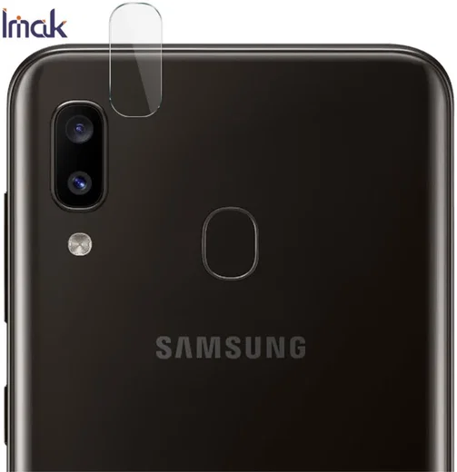Samsung Galaxy A20e/A20 Tempered Glass Camera Lens Protector Duo Pack afbeelding 2