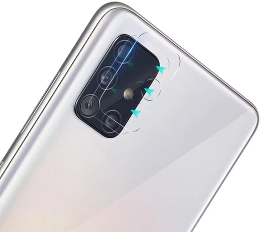 Samsung Galaxy A71 Tempered Glass Camera Lens Protector afbeelding 5
