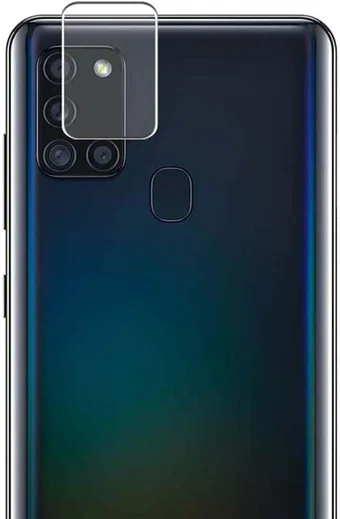 Samsung Galaxy A21S Camera Lens Volledig Dekkende Tempered Glass afbeelding 1