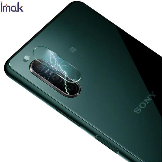 IMAK Sony Xperia 10 II Tempered Glass Camera Lens Protector Duo Pack afbeelding 2