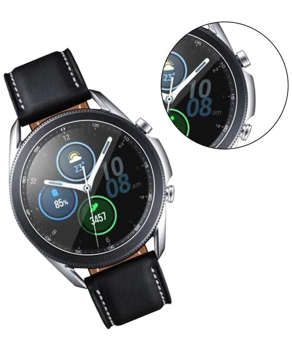 Samsung Galaxy Watch 3 45MM Screenprotector 3D - Tempered Glass (2-Pack) afbeelding 3