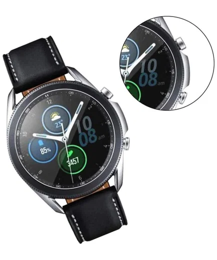 Samsung Galaxy Watch 3 45MM Screenprotector 3D - Tempered Glass (2-Pack) afbeelding 3