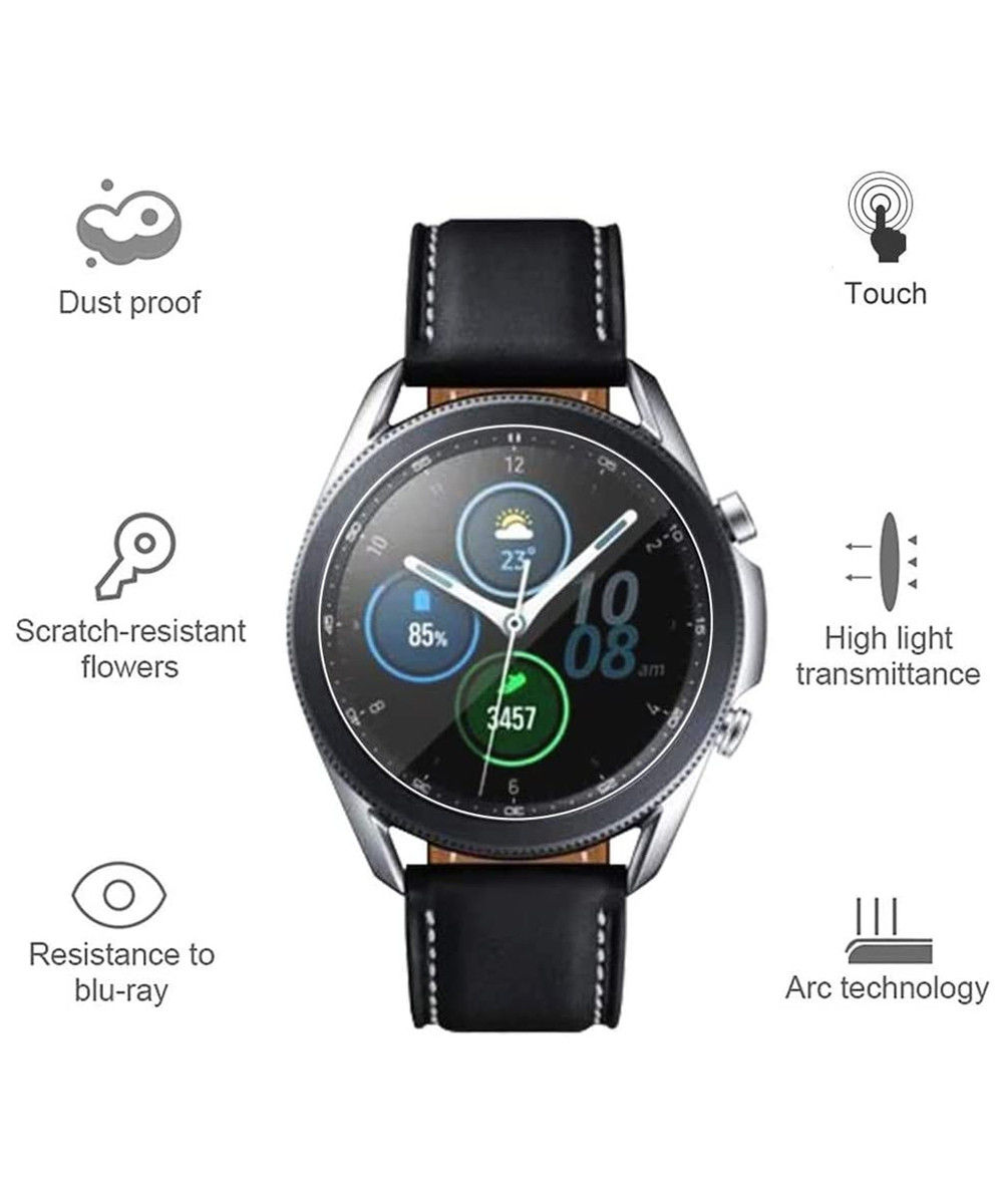 Samsung Galaxy Watch 3 45MM Screenprotector 3D - Tempered Glass (2-Pack) afbeelding 4