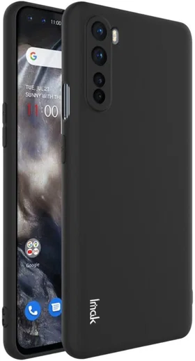 IMAK UC-1 Series OnePlus Nord Hoesje Matte TPU Zwart afbeelding 1