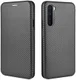 OnePlus Nord Carbon Fiber Portemonnee Hoesje Zwart afbeelding 4
