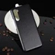 OnePlus Nord Hoesje Litchi Skin Backcover Zwart afbeelding 5