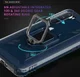 OnePlus Nord Hoesje met Ring Kickstand Blauw afbeelding 5