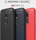 Nokia 4.2 Geborsteld TPU Hoesje Rood afbeelding 10