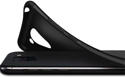 Nokia 4.2 Brushed TPU Hoesje Zwart afbeelding 3