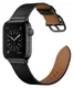 Apple Watch Bandje - 1-10/SE/Ultra - 49/46/45/44/42MM - Leer - Zwart afbeelding 3