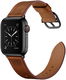 Apple Watch 1-10/SE/Ultra Bandje - 49/46/45/44/42MM - Leer - Bruin afbeelding 3