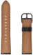 Universeel Smartwatch 22MM Bandje Leer met Modieuze Gespsluiting Zwart afbeelding 7