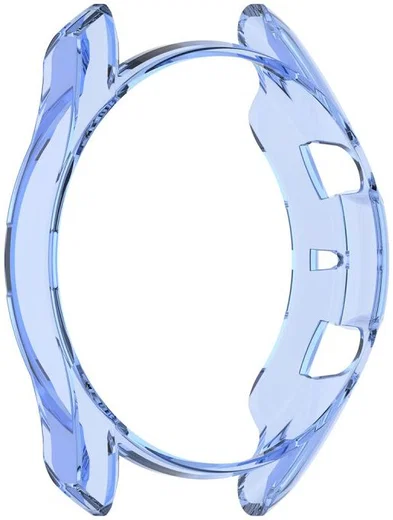 Samsung Galaxy Watch 3 45MM Hoesje Flexibel TPU Bumper Blauw afbeelding 4