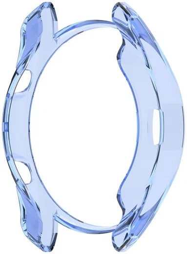 Samsung Galaxy Watch 3 45MM Hoesje Flexibel TPU Bumper Blauw afbeelding 5