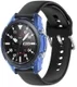Samsung Galaxy Watch 3 45MM Hoesje Flexibel TPU Bumper Blauw afbeelding 2