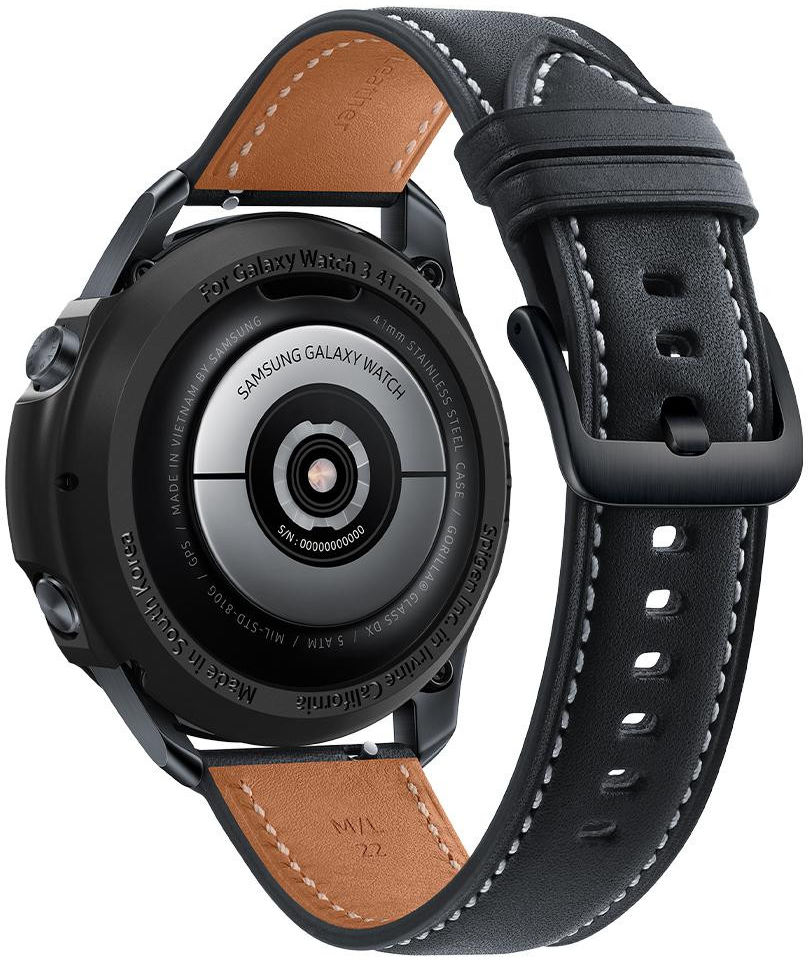 Spigen Liquid Air Samsung Galaxy Watch 3 41MM Hoesje Zwart afbeelding 5