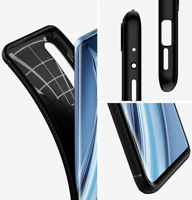 Spigen Rugged Armor Xiaomi Mi 10 / 10 Pro Hoesje Matte Black afbeelding 3
