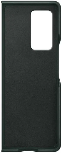 Origineel Samsung Galaxy Z Fold 2 Hoesje Leather Back Cover Groen afbeelding 4