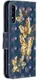 Honor 9X Lederen Portemonnee Hoesje met Print Vlinders afbeelding 3
