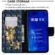 Honor 9X Lederen Portemonnee Hoesje met Print Vlinders afbeelding 6