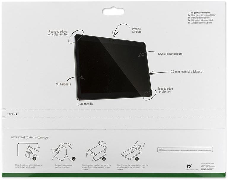 4smarts Second Glass 2.5D Samsung Galaxy Tab S7 Plus Tempered Glass afbeelding 2