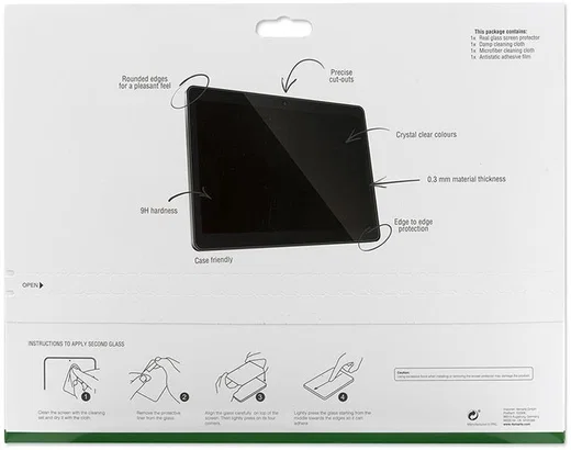 4smarts Second Glass 2.5D Samsung Galaxy Tab S7 Plus Tempered Glass afbeelding 2