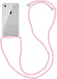iPhone SE (2020/2022) / 8 / 7 Hoesje Back Cover met Koord Roze afbeelding 1