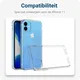 Apple iPhone 11 Hoesje Transparante Back Cover met Rood Koord afbeelding 4
