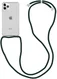 Apple iPhone 12 Pro Max Hoesje Back Cover met Koord Zwart afbeelding 1