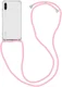 Huawei P30 Lite Hoesje Back Cover met Koord Roze afbeelding 1