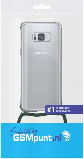 Samsung Galaxy S9 Hoesje Back Cover met Koord Zwart afbeelding 3