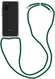 Samsung Galaxy S20 Hoesje Back Cover met Koord Donker Groen afbeelding 1