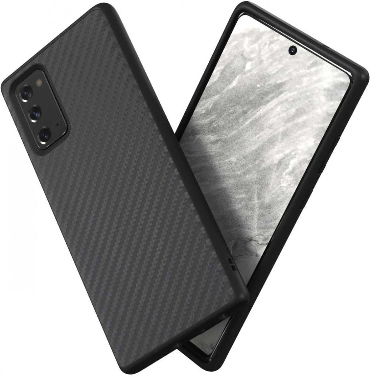 RhinoShield SolidSuit Samsung Galaxy Note 20 Hoesje Carbon Fiber afbeelding 1
