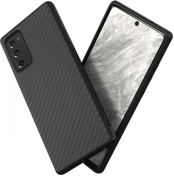 RhinoShield SolidSuit Samsung Galaxy Note 20 Hoesje Carbon Fiber