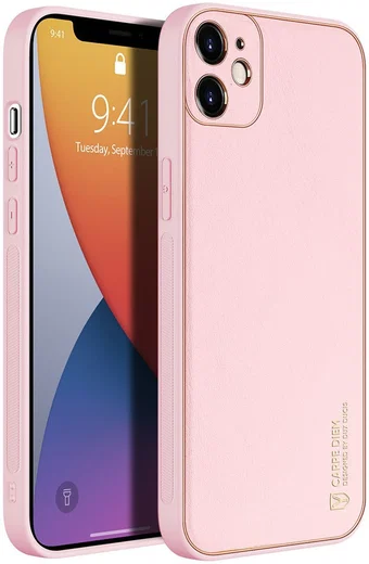 Dux Ducis Yolo Series Apple iPhone 12 Mini Hoesje Back Cover Roze afbeelding 7