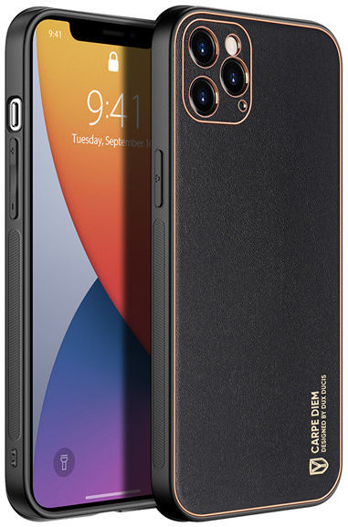 Dux Ducis Yolo Series Apple iPhone 12 Pro Max Hoesje Back Cover Zwart afbeelding 3