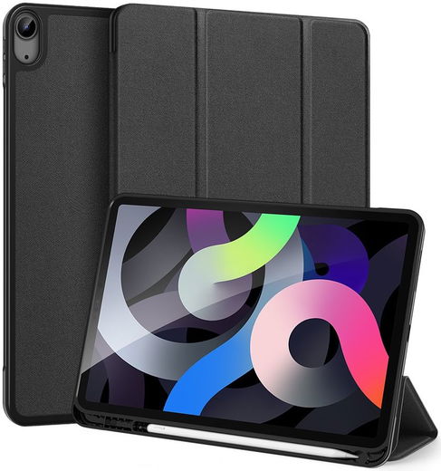 Dux Ducis Domo iPad Pro 11 2018 / Air (2020/2022) Tri-fold Hoes Zwart afbeelding 1