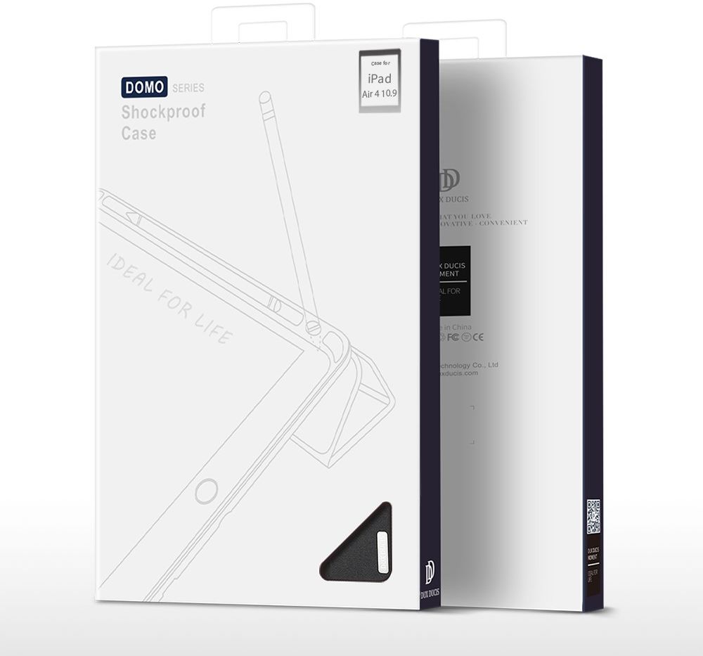 Dux Ducis Domo iPad Pro 11 2018 / Air (2020/2022) Tri-fold Hoes Zwart afbeelding 12