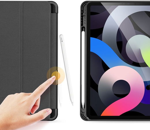 Dux Ducis Domo iPad Pro 11 2018 / Air (2020/2022) Tri-fold Hoes Zwart afbeelding 9