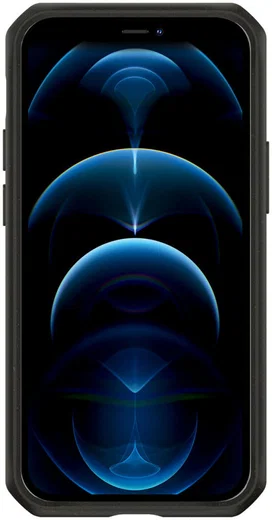 ITSKINS Feronia Bio iPhone 12 Pro Max Hoesje Duurzaam Materiaal Zwart afbeelding 4