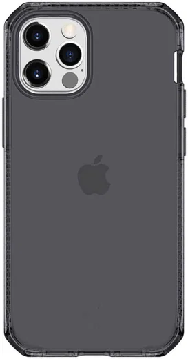 ITSKINS Spectrum Clear Apple iPhone 12 / 12 Pro Hoesje Zwart afbeelding 1